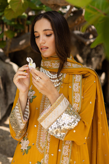 Freesia Premium Mirha - FW40060 Zyra Embroidered Chiffon 2025